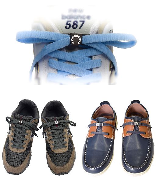 신발단추, 신발끈조임해제구